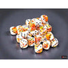 Chessex Mfg Co Llc -  Brushed Dice: 12Mm D6 Sunrise With Black Dice Block (36 Dice)
