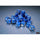Chessex Mfg Co Llc -  Brushed Dice: 12Mm D6 Wavebreak With Gold Dice Block (36 Dice)