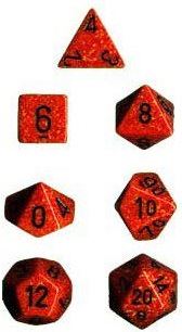 Chessex - Chessex: Speckled Fire 7-Die Set