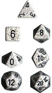 Chessex - Chessex: Speckled Artic-White Camo 7-Die Set