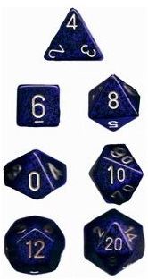 Chessex - Chessex: Speckled Golden Cobalt Blue 7-Die Set