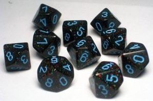 Chessex - Chessex: Speckled Blue Stars 7-Die Set