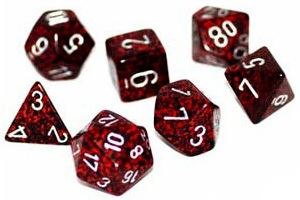 Chessex - Chessex: Speckled Silver Volcano 7-Die Set