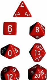 Chessex - Chessex: Opaque Red 7-Die Set