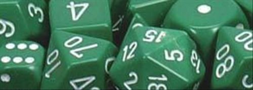 Chessex - Chessex: Opaque Green 7-Die Set