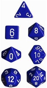 Chessex - Chessex: Opaque Blue 7-Die Set