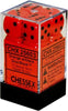 Chessex - Chessex: Opaque D6 Orange/Black 12Mm Dice Block