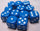 Chessex - Chessex: Opaque 16Mm D6 Blue/Black
