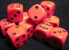 Chessex - Chessex: Opaque 16Mm D6 Red/Black