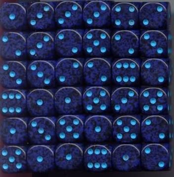 Chessex - Chessex: Speckled Cobalt D6 Dice Block