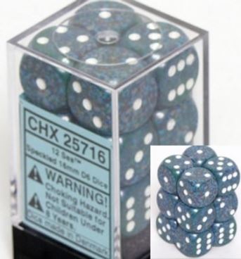 Chessex - Chessex: Speckled Sea D6 Dice Block