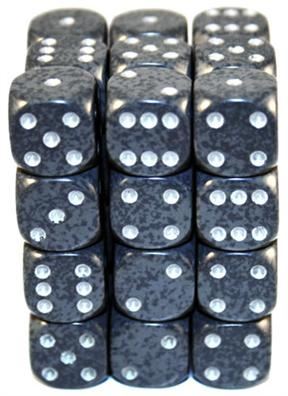 Chessex - Chessex: Speckled Hi-Tech 16Mm D6 Dice Block