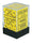 Chessex - Chessex: Opaque Yellow/White D6 Dice Block