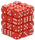 Chessex - Chessex: Opaque Red/White D6 Dice Block