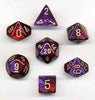 Chessex - Chessex: Gemini Purple/Red 7-Die Set