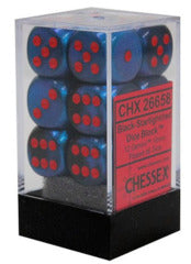 Chessex - Chessex: Gem Black Starlight / Red 16Mm
