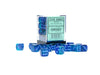 Chessex - Chessex Gemini Blue-Blue/Light Blue 12Mm D6 Dice Block