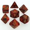 Chessex - Chessex: Scarab Scarlet/Gold 7-Die Set