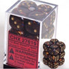 Chessex - Chessex: Scarab Blue Blood/Gold 16Mm D6 Dice Block