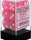 Chessex - Chessex: Frosted Pink/White 16Mm D6 Dice