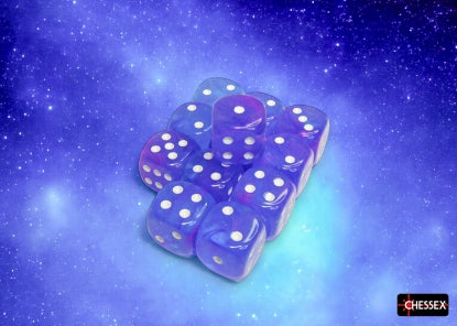Chessex - Chessex Nebula Aura/White 16Mm D6 Dice Cube