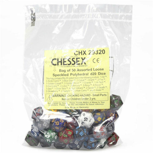 Chessex - Chessex: Speckled Assorted D20 Dice