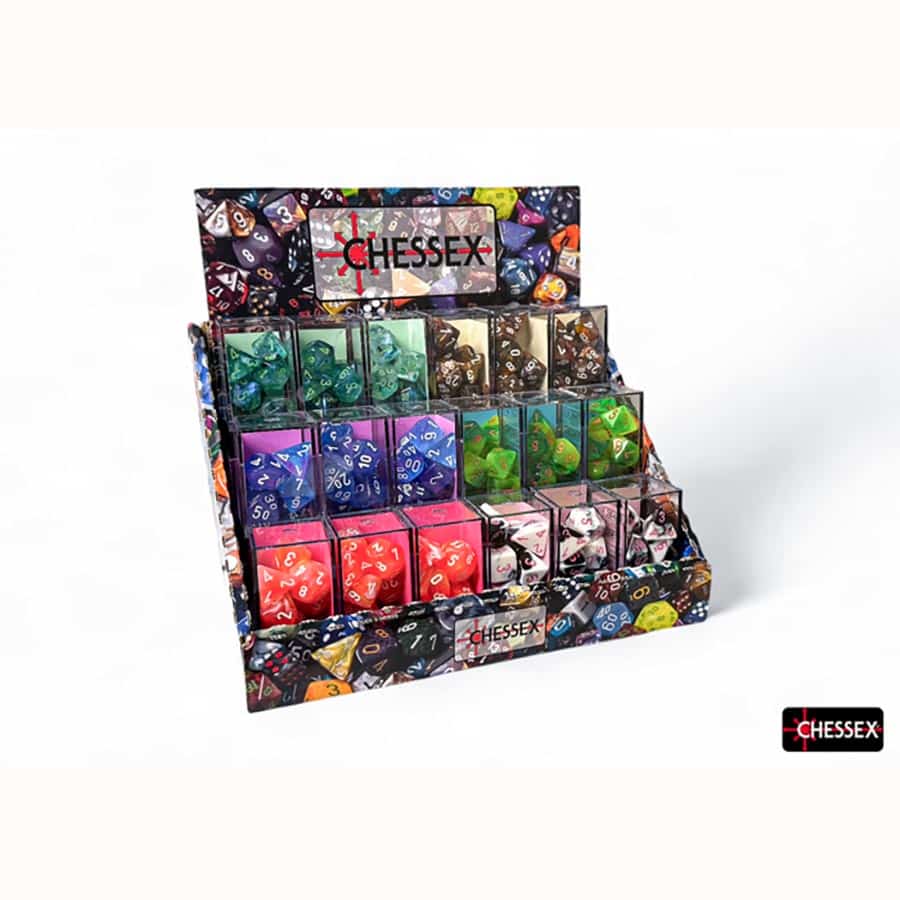 Chessex Mfg Co Llc -  Dice Menagerie 11: Polyhedral 7-Die Set Sampler