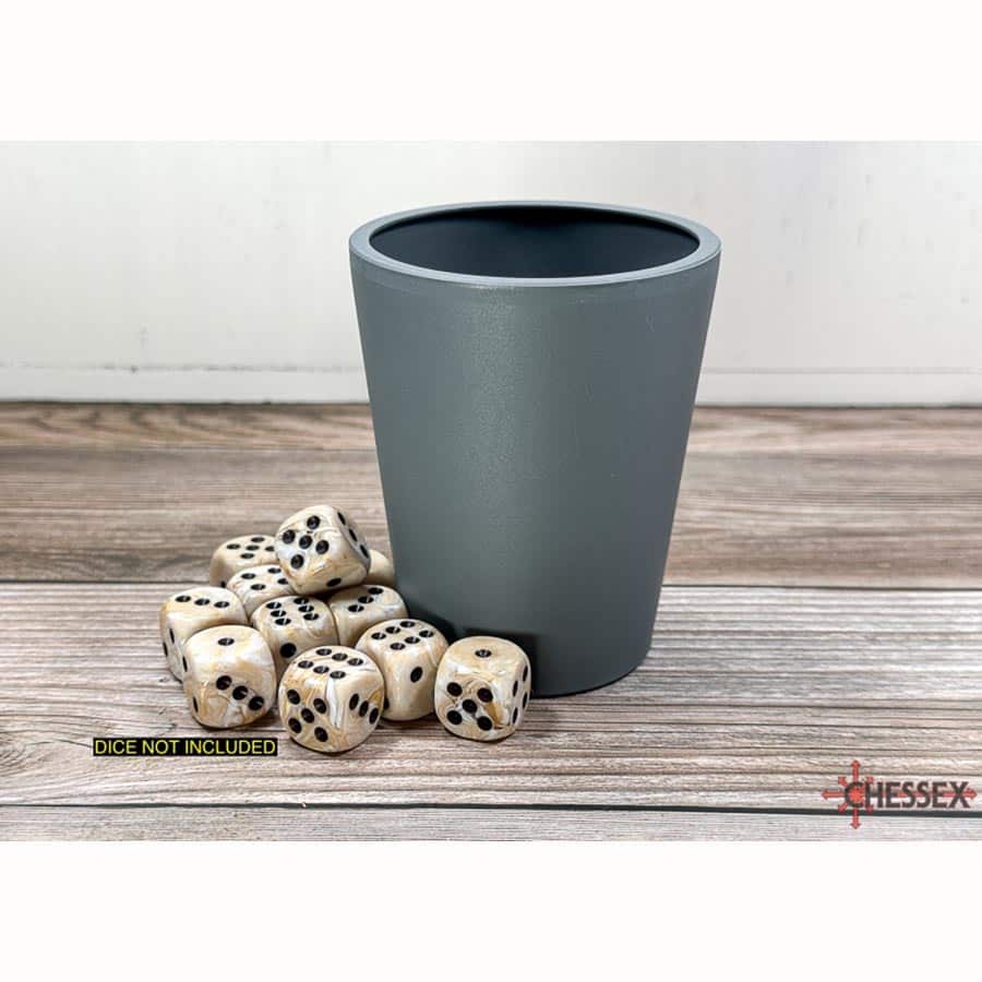 Chessex Mfg Co Llc -  Chessex: Flexible Dice Cup: Grey Pre-Order