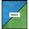 Chessex Mfg Co Llc -  Battlemat Reversible (1-Inch): Blue-Green Hexes (23.5 Inches X 26 Inches)