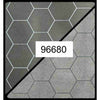 Chessex Mfg Co Llc -  Battlemat Reversible (1-Inch): Black-Grey Hexes (23.5 Inches X 26 Inches)