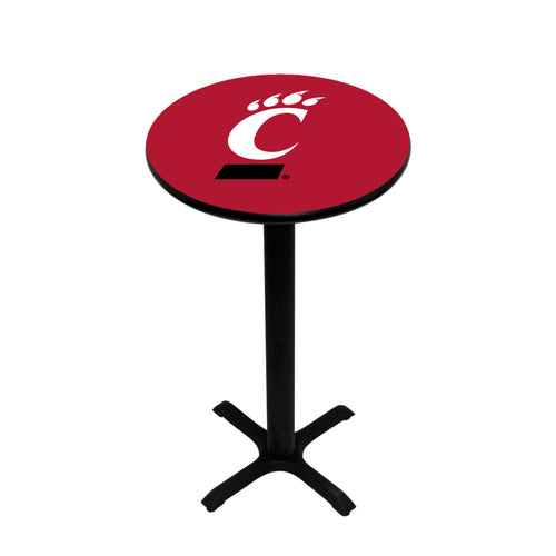 CINCINNATI PEDESTAL PUB TABLE RED - CINPTB131