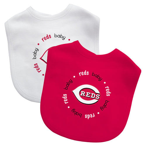 Cincinnati Reds Baby Bib 2 Pack - Masterpieces Puzzle Company