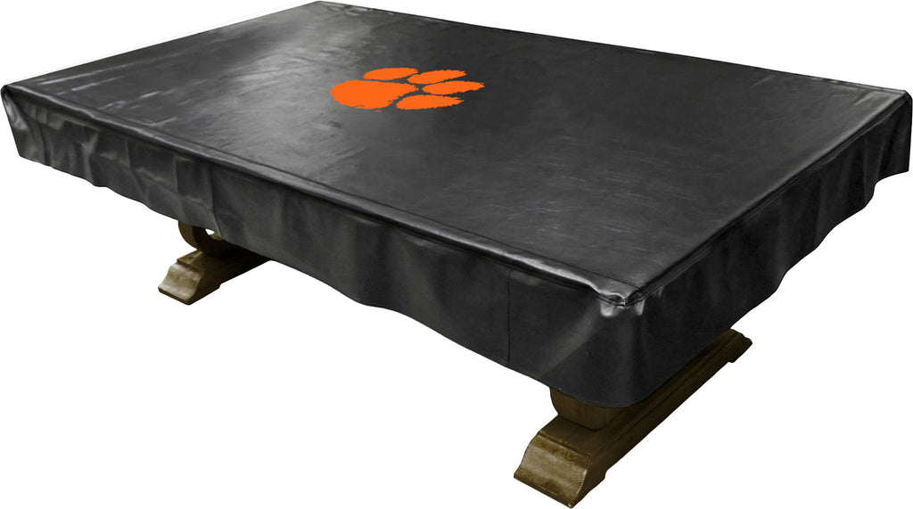 CLEMSON BILLIARD TABLE COVER BLACK - CLMBTC100ST-8