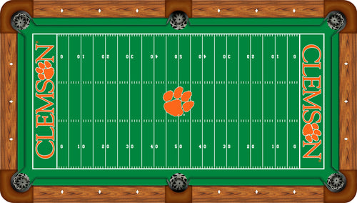 CLEMSON BILLIARD TABLE FELT - RECREATIONAL GRIDIRON - CLMBTF000-8R
