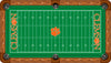 CLEMSON BILLIARD TABLE FELT - RECREATIONAL GRIDIRON - CLMBTF000-9R