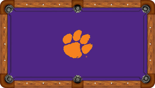 CLEMSON BILLIARD TABLE FELT - RECREATIONAL PURPLE - CLMBTF112-9R