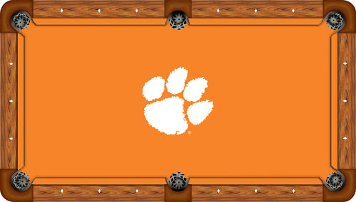 CLEMSON BILLIARD TABLE FELT - RECREATIONAL ORANGE - CLMBTF131-8R
