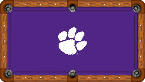 CLEMSON BILLIARD TABLE FELT - RECREATIONAL PURPLE - CLMBTF132-9R