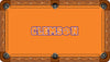 CLEMSON BILLIARD TABLE FELT - RECREATIONAL ORANGE - CLMBTF301-8R