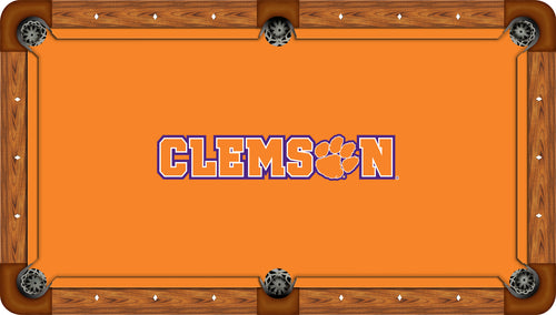 CLEMSON BILLIARD TABLE FELT - RECREATIONAL ORANGE - CLMBTF301-8R