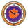 CLEMSON NEON WALL CLOCK - 18'' PURPLE FACE / ORANGE NEON - CLMNWC200-18
