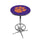 CLEMSON CHROME FOOT RING PUB TABLE PURPLE - CLMPTR112