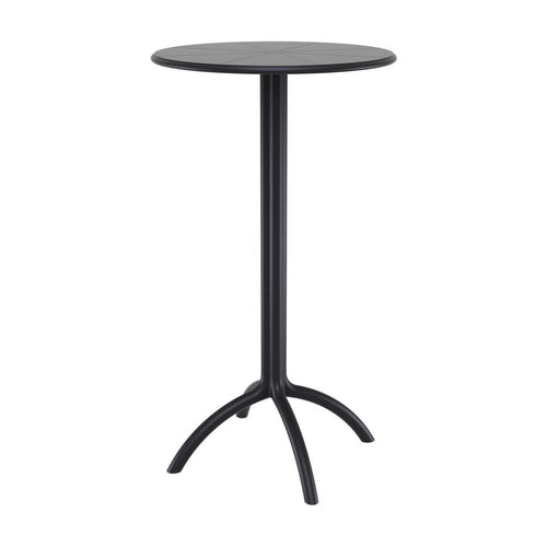 Siesta ISP161-BLA Octopus Round Bar Table  Black