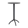 Siesta ISP161-BLA Octopus Round Bar Table  Black