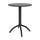 Siesta ISP160-BLA Octopus Round Bistro Table  Black