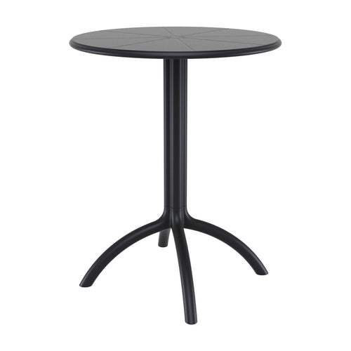 Siesta ISP160-BLA Octopus Round Bistro Table  Black