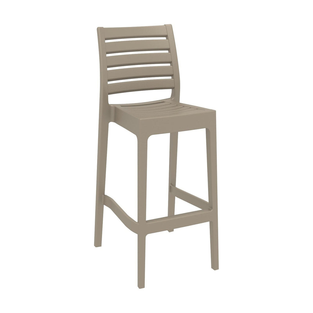 Siesta ISP101-DVR Ares Resin Barstool Dove Gray -  set of 2