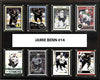 C & I Collectables 1215BENN8C 12 x 15 in. Jamie Benn NHL Minnesota Wild 8 Card Plaque