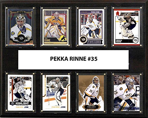 C & I Collectables 1215RINNE8C 12 x 15 in. Pekka Rinne NHL Nashville Predators 8 Card Plaque