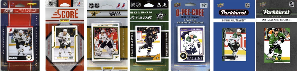 C & I Collectables STARS717TS NHL Dallas Stars 7 Different Licensed Trading Card Team Sets